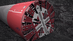 红蓝视觉带你看懂地道掘进机施工全流程